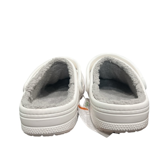 CROCS Men's White Loafers with Gray Lining - Picture 4 of 8
